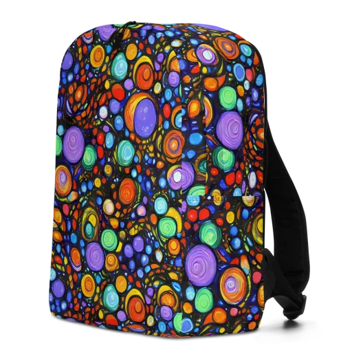 Psychedelic Constellation on a Minimalist Backpack
