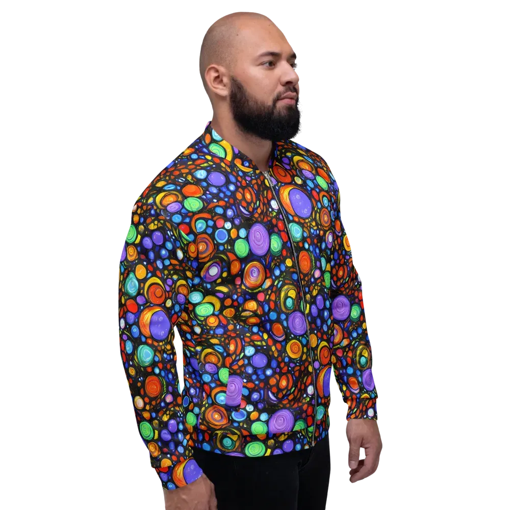 Psychedelic Constellation on Bomber Jacket — Right