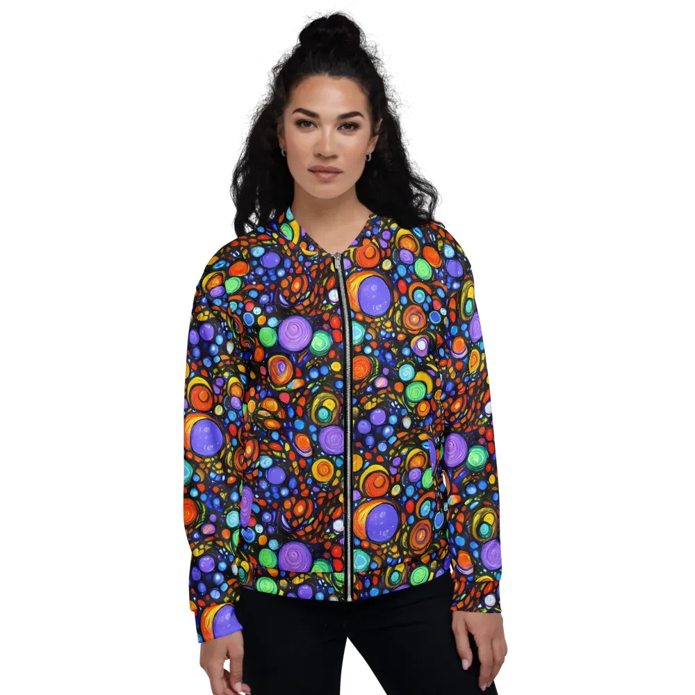 Psychedelic Constellation on Bomber Jacket — Front