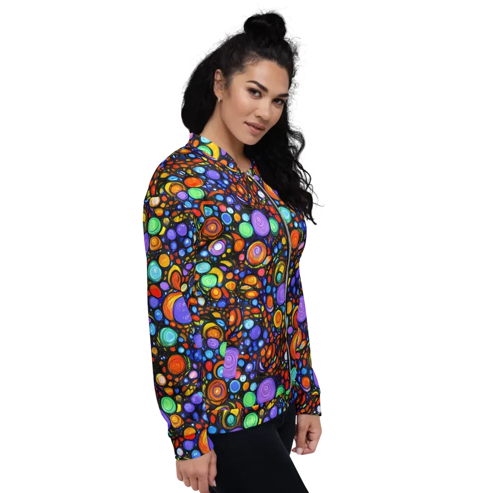 Psychedelic Constellation on Bomber Jacket — Right