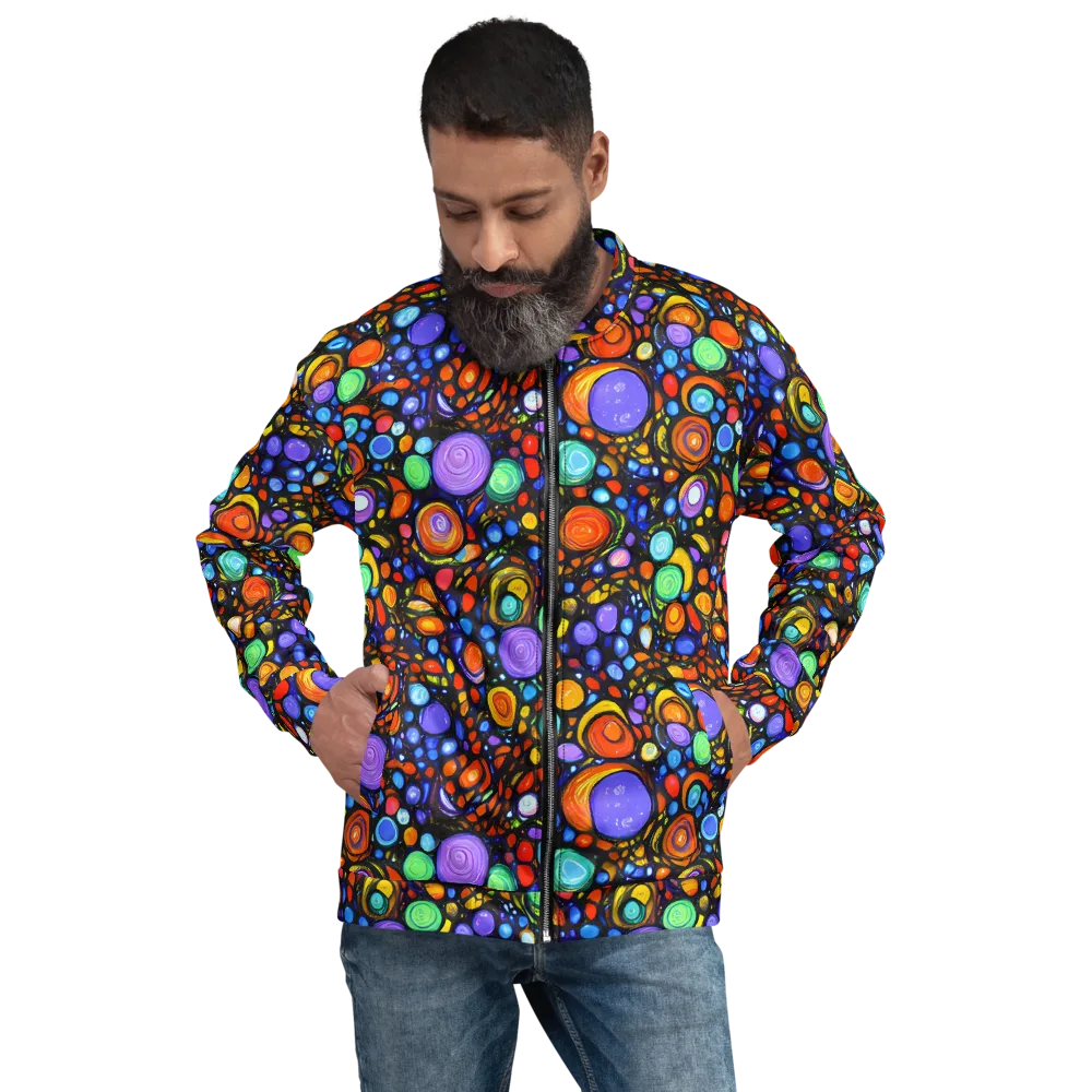 Psychedelic Constellation on Bomber Jacket — Front