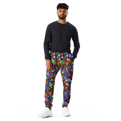 Psychedelic Constellation on a Men's Joggers