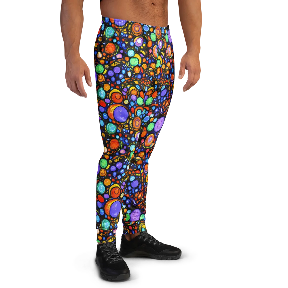 Psychedelic Constellation on Men's Joggers — Right