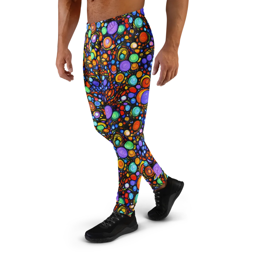 Psychedelic Constellation on Men's Joggers — Left
