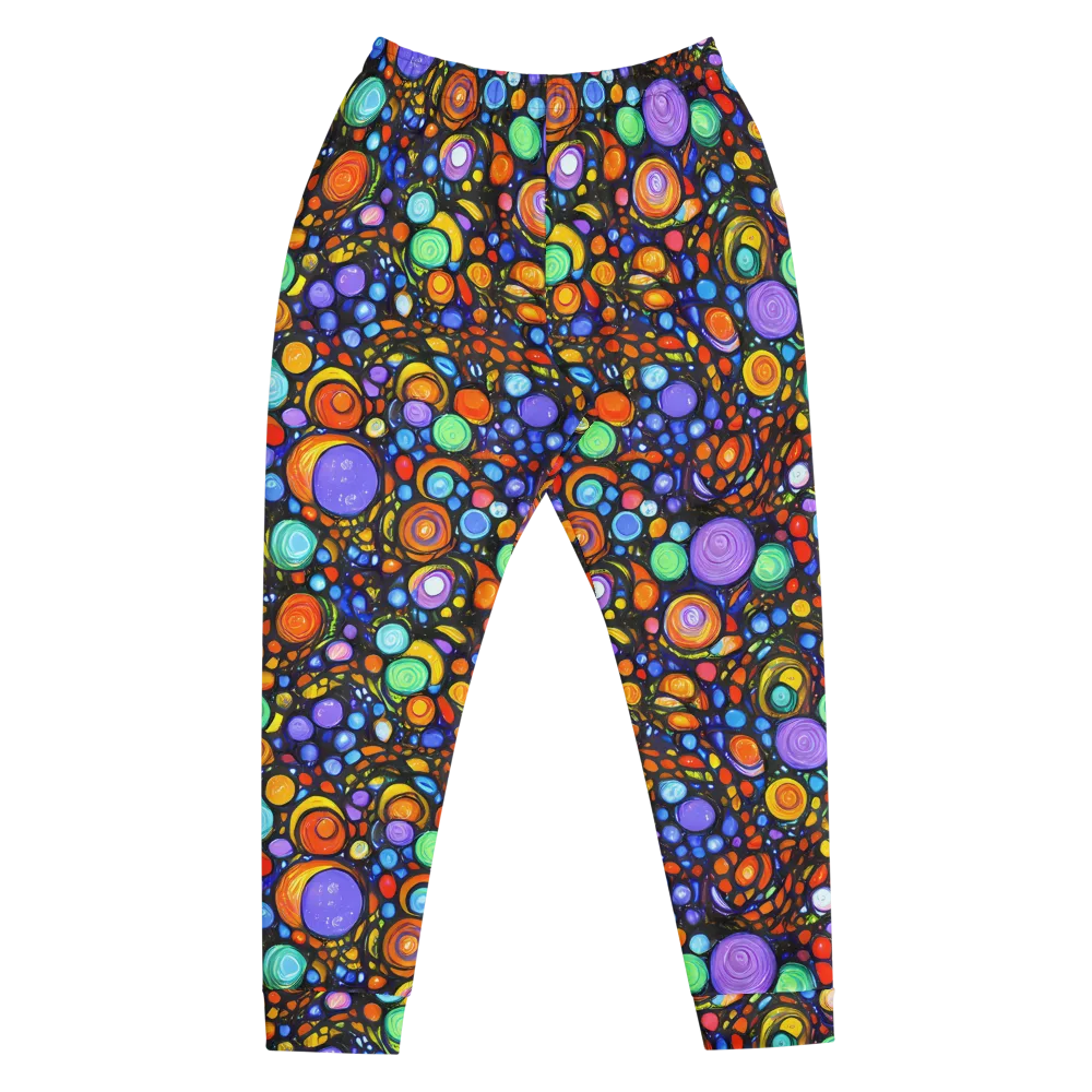Psychedelic Constellation on Men's Joggers — Front