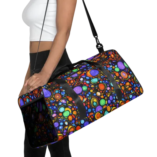 Psychedelic Constellation on a Duffle Bag