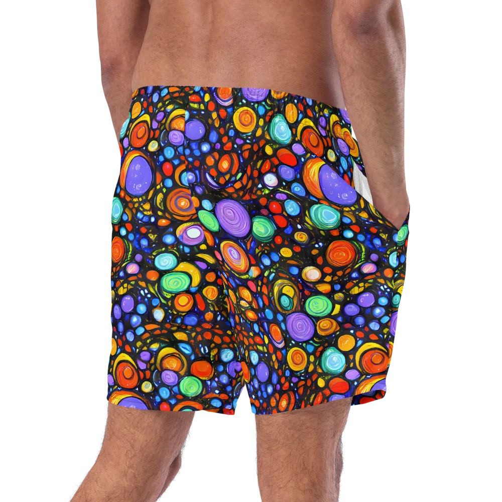 Psychedelic Constellation on Swim Trunks — Right Back