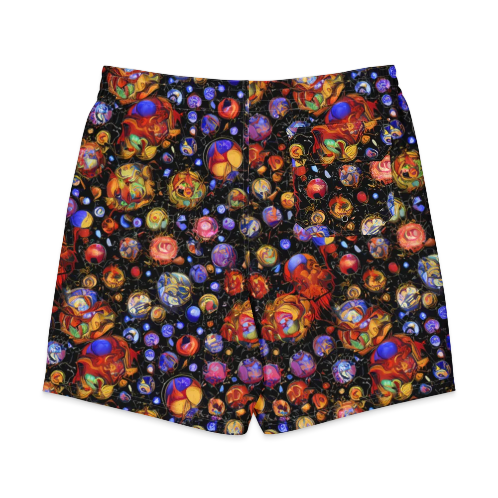 Infinite Orbs on Men's Board Shorts — Back