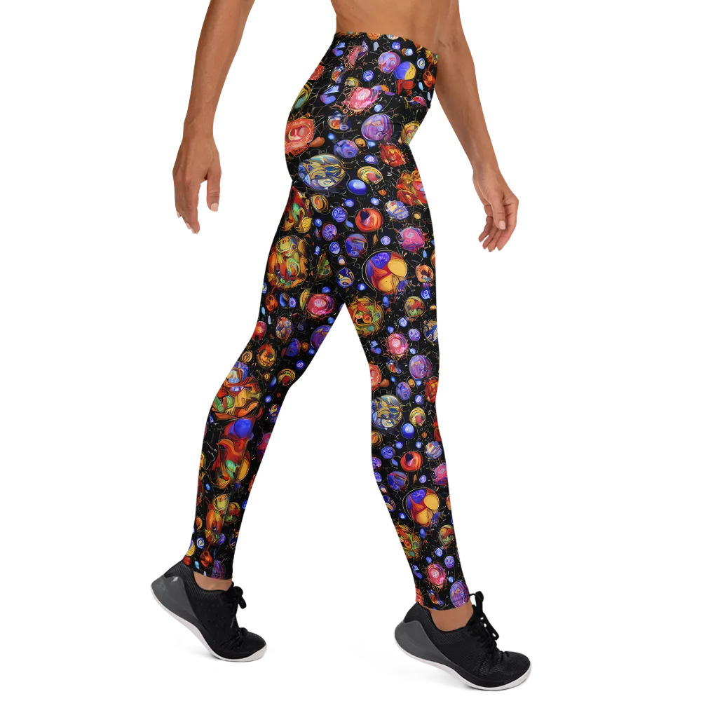 Infinite Orbs on Yoga Leggings — Right