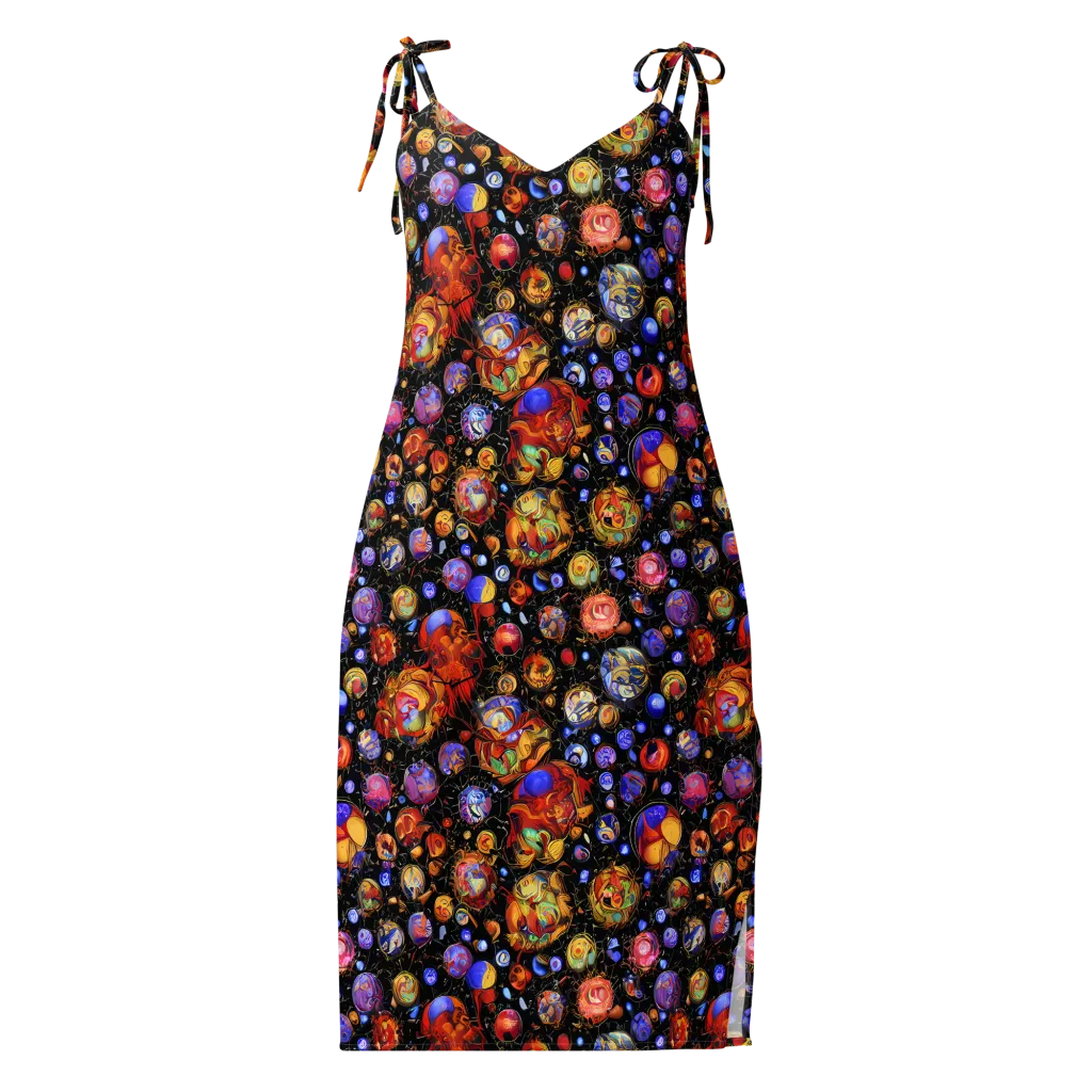 Infinite Orbs on Slip Dress — Front
