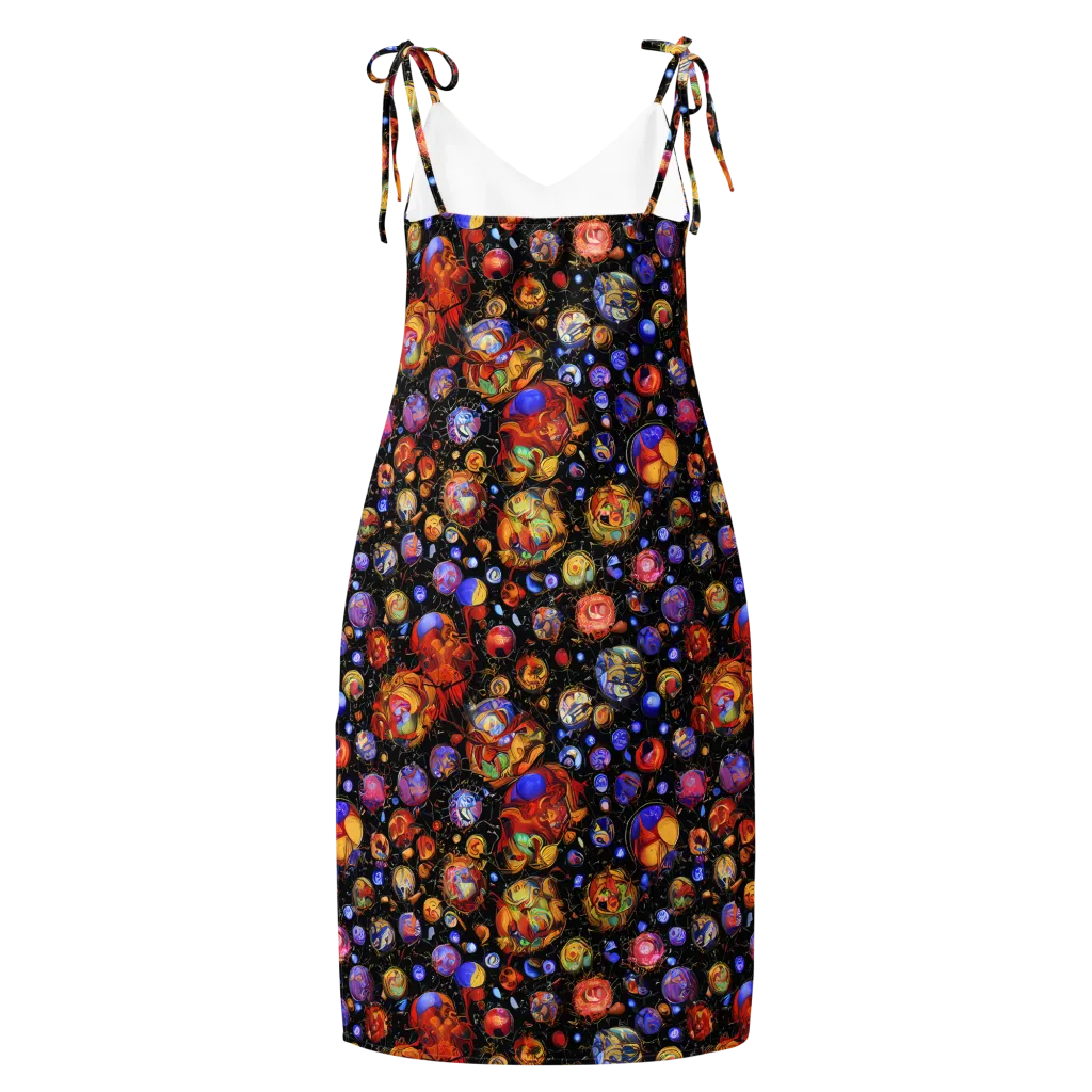Infinite Orbs on Slip Dress — Back