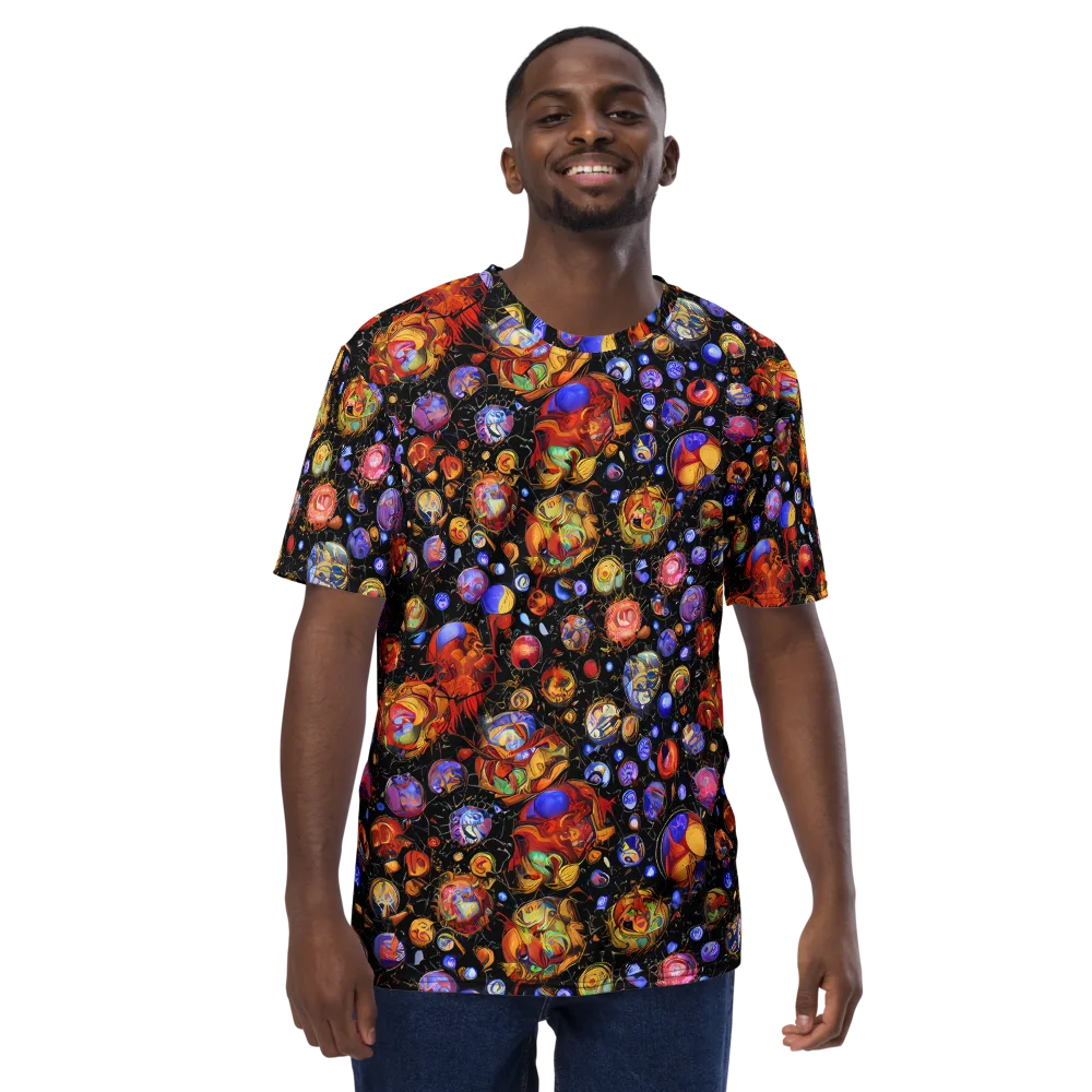 Infinite Orbs on Men's Crew Neck T-Shirt — Front