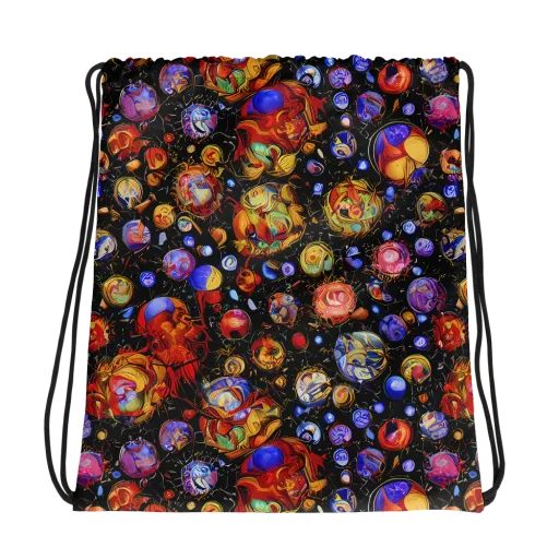 Infinite Orbs on a Drawstring Bag