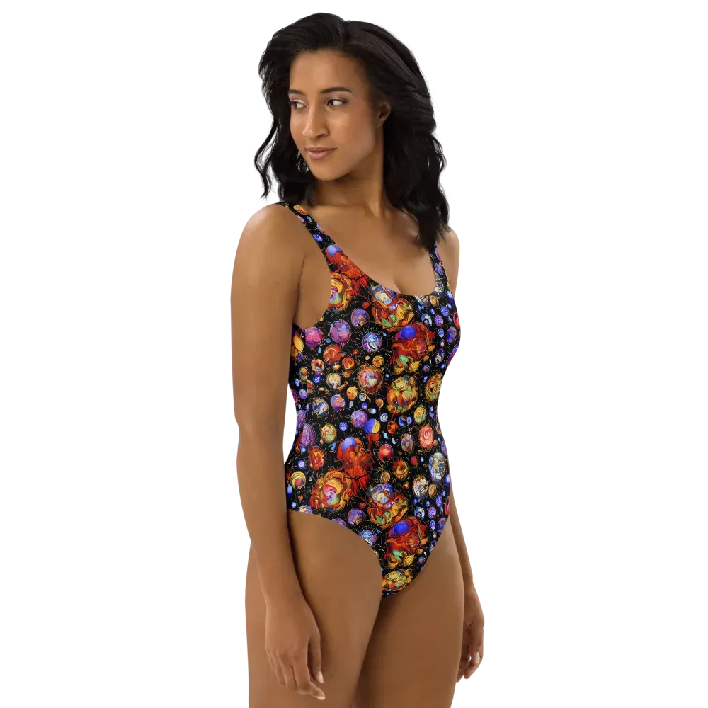 Infinite Orbs on One-Piece Swimsuit — Right