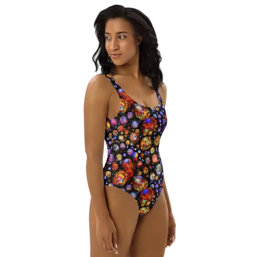 Infinite Orbs on a One-Piece Swimsuit