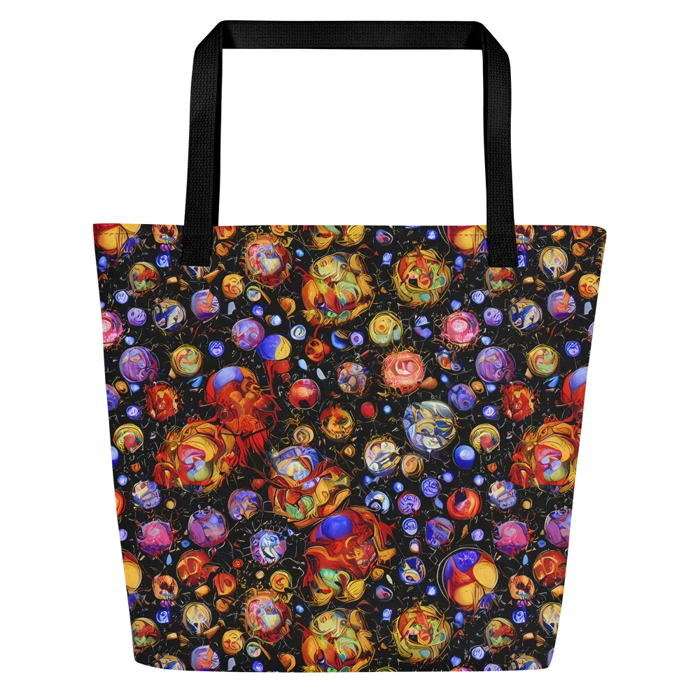 Infinite Orbs on Large Tote Bag W/ Pocket — Front