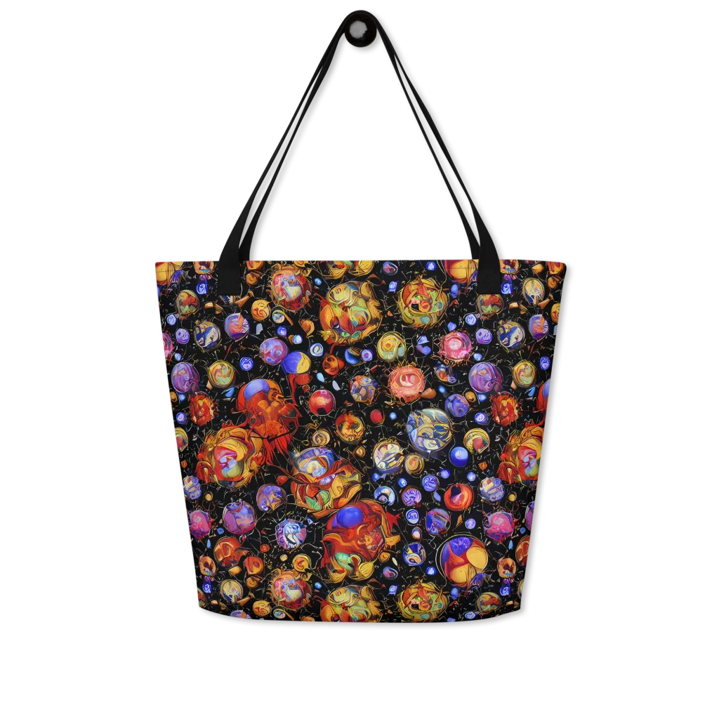 Infinite Orbs on Large Tote Bag W/ Pocket — Front