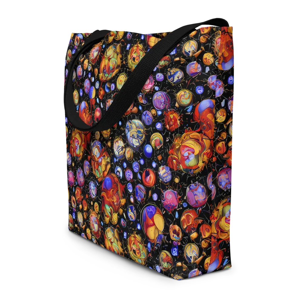 Infinite Orbs on Large Tote Bag W/ Pocket — Front
