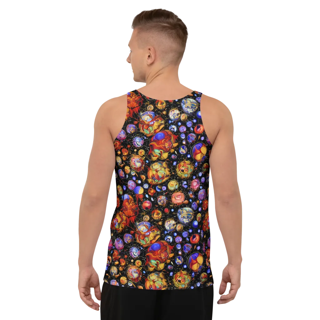 Infinite Orbs on Men's Tank Top — Back