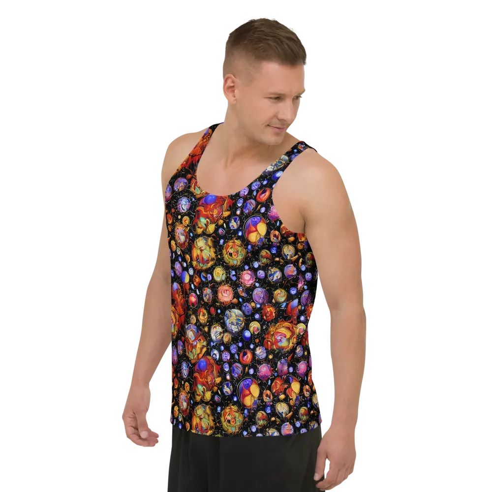 Infinite Orbs on Men's Tank Top — Left Front