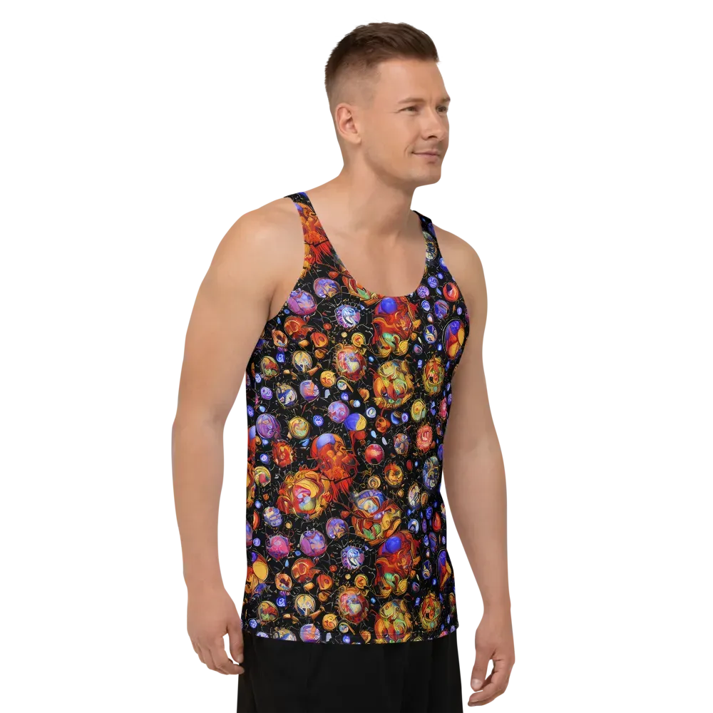 Infinite Orbs on Men's Tank Top — Right Front