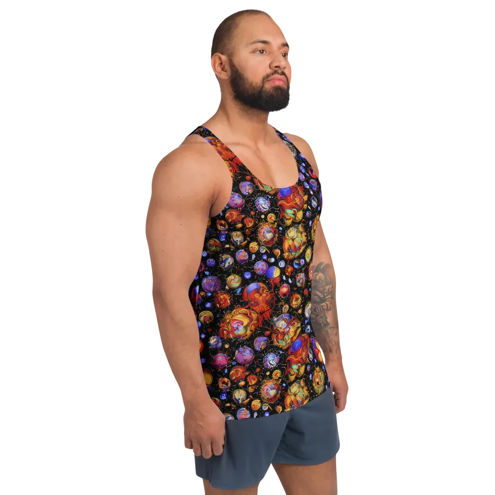 Infinite Orbs on Men's Tank Top — Right Front
