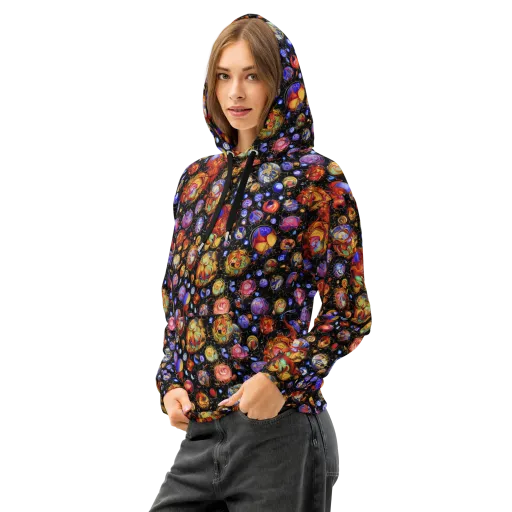 Infinite Orbs on a Cotton Hoodie