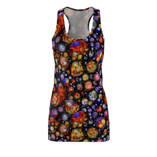 Infinite Orbs on a Racerback Dress