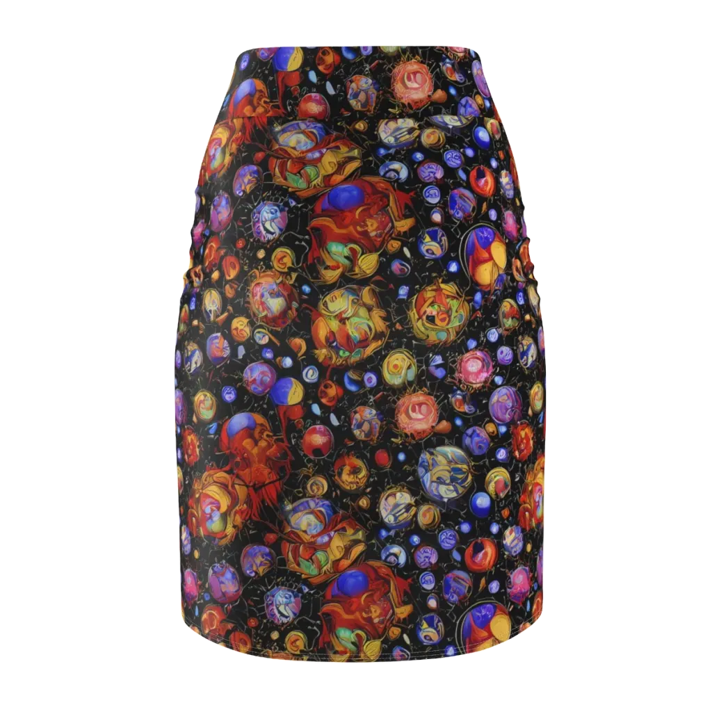 Infinite Orbs on Pencil Skirt — Back