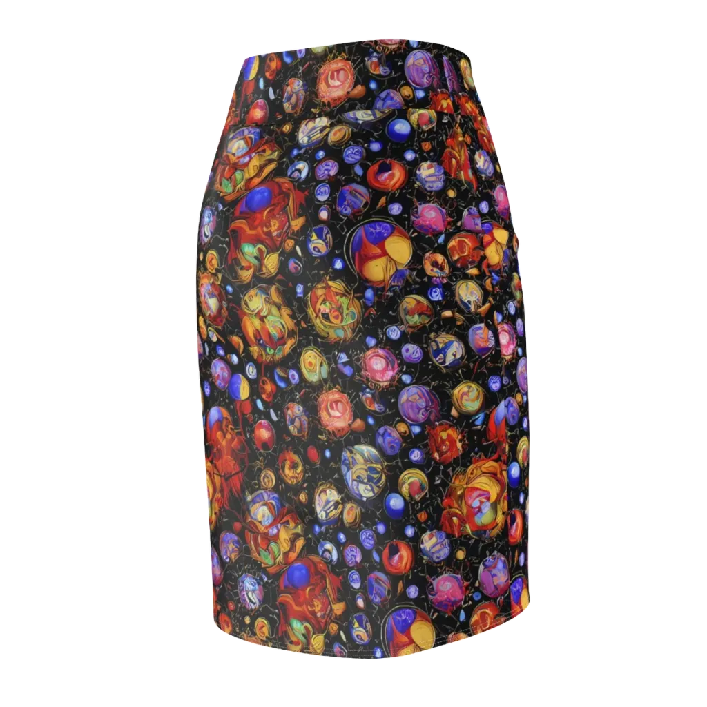 Infinite Orbs on Pencil Skirt — Back Side