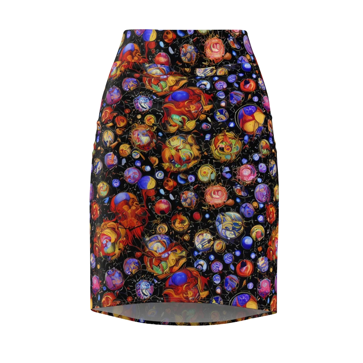 Infinite Orbs on Pencil Skirt — Front