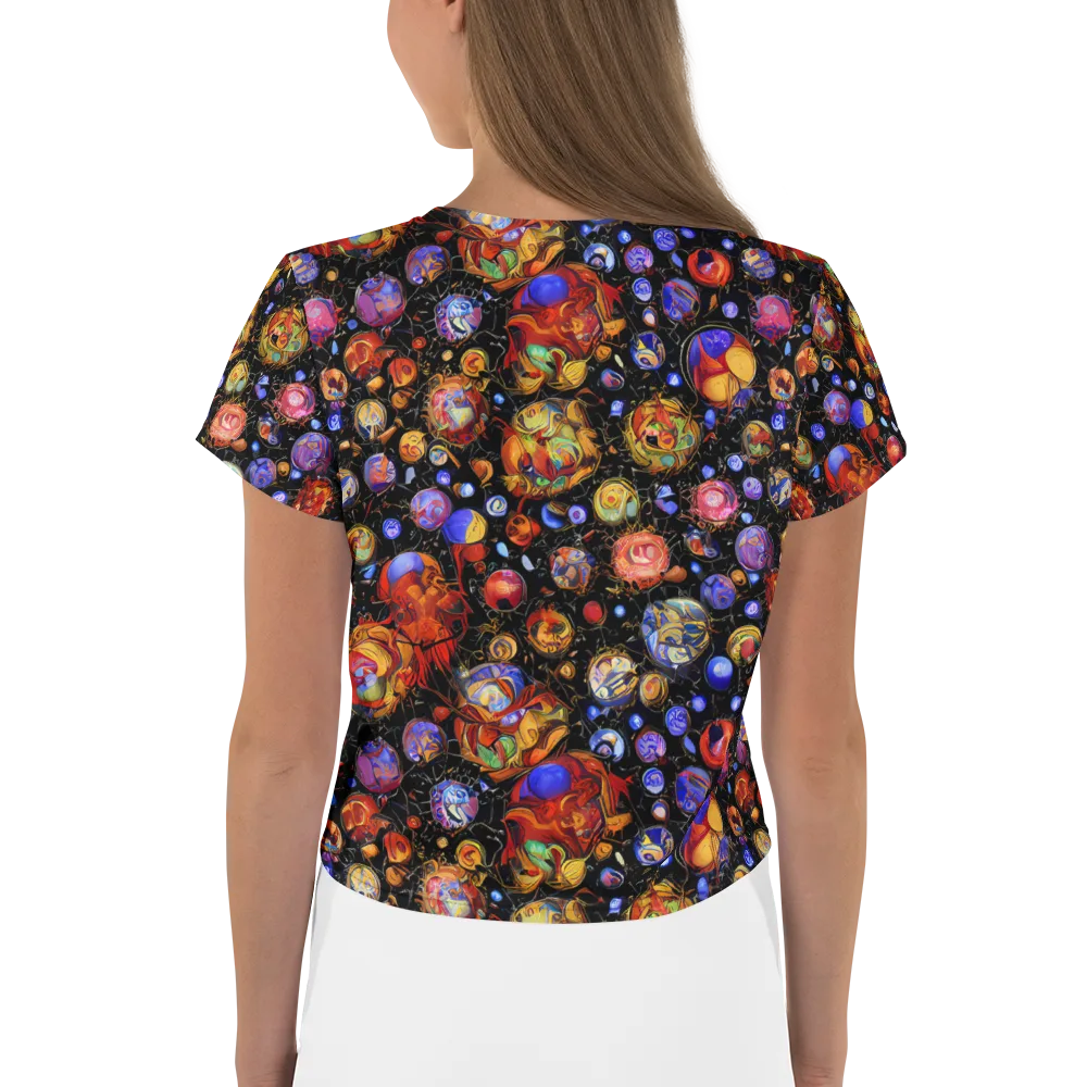 Infinite Orbs on Crop Tee — Back