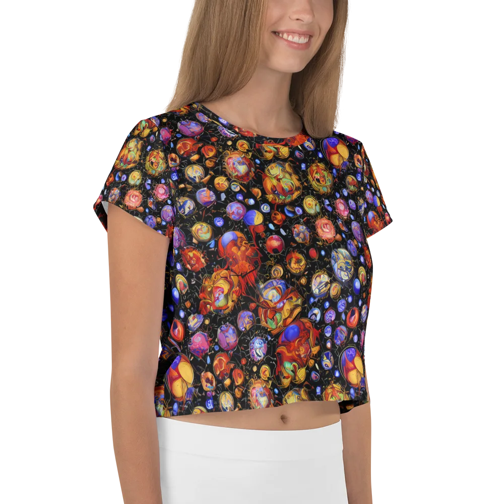 Infinite Orbs on Crop Tee — Right