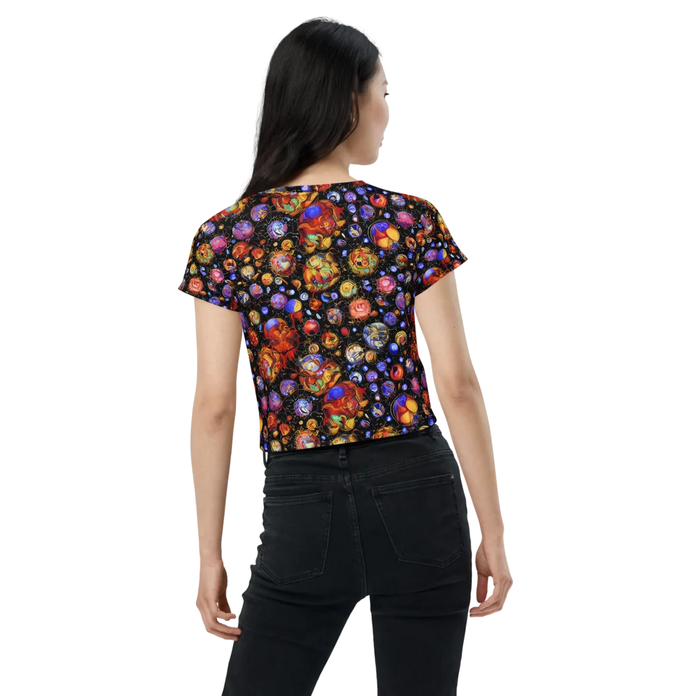 Infinite Orbs on Crop Tee — Back