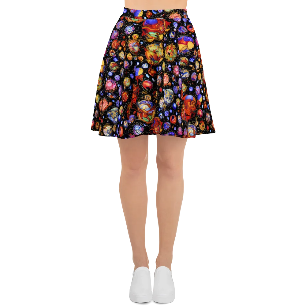 Infinite Orbs on Skater Skirt — Front
