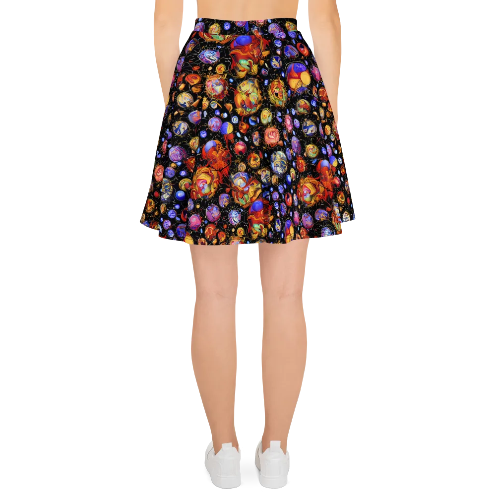 Infinite Orbs on Skater Skirt — Back