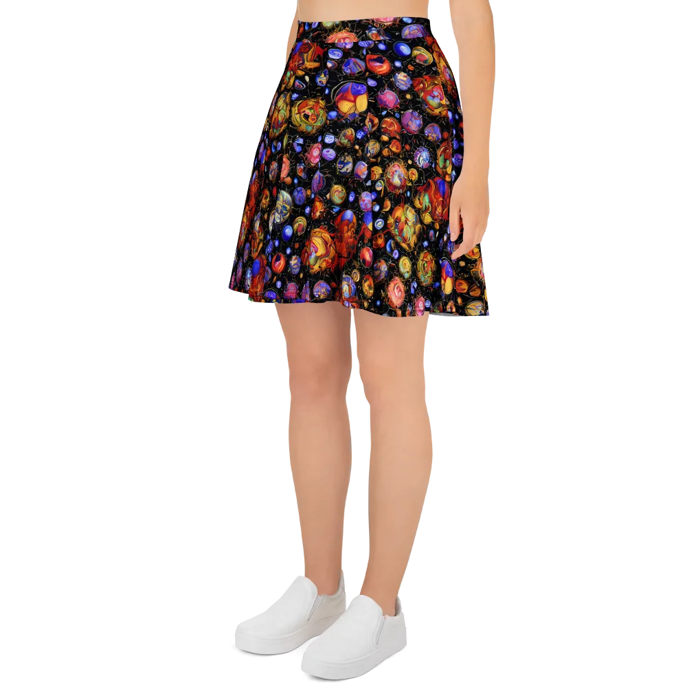 Infinite Orbs on Skater Skirt — Left