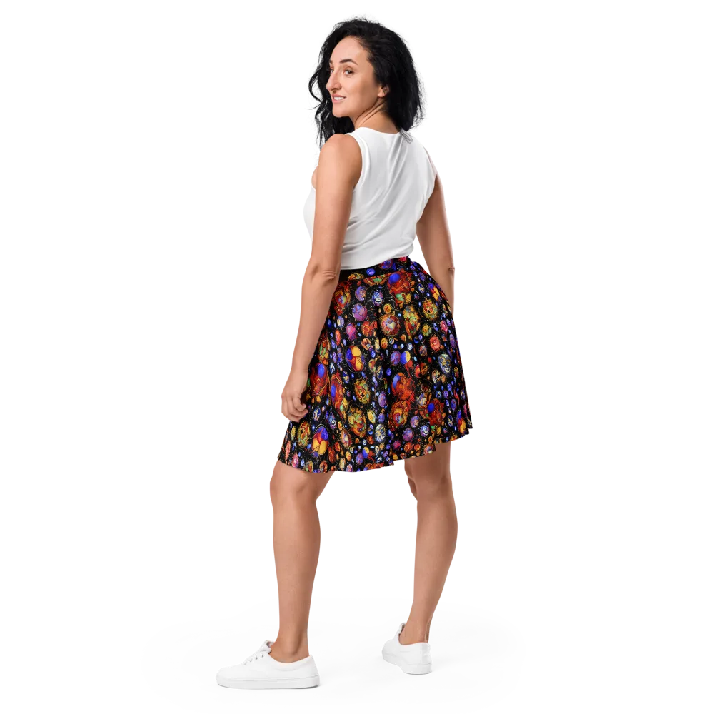 Infinite Orbs on Skater Skirt — Back