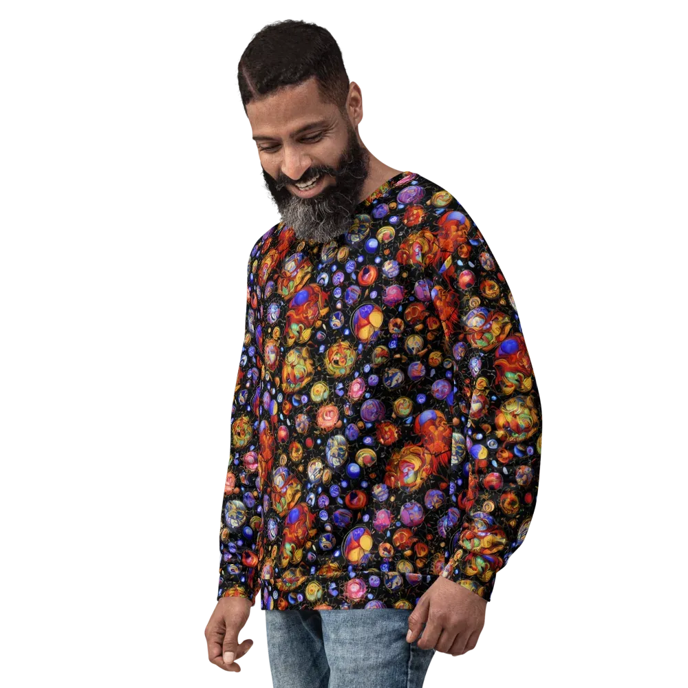 Infinite Orbs on Sweatshirt — Left Front