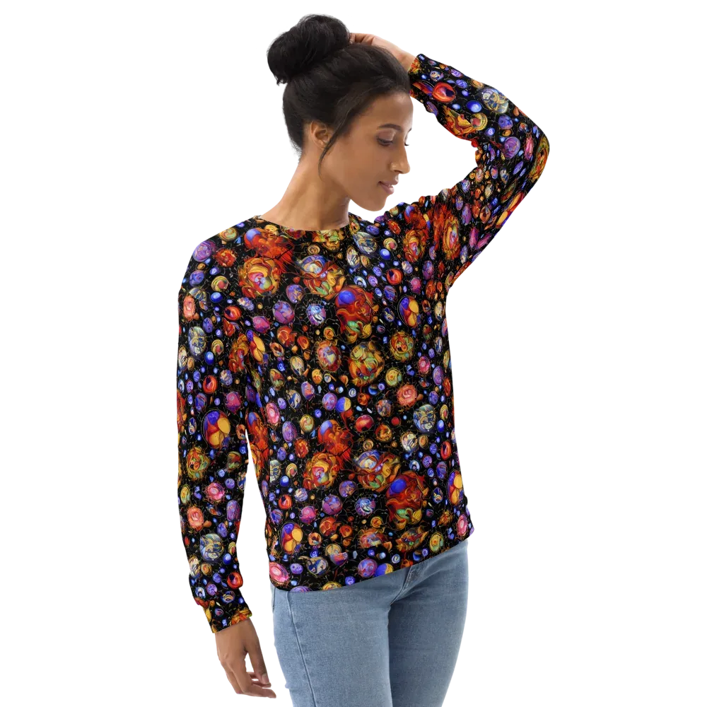 Infinite Orbs on Sweatshirt — Right Front