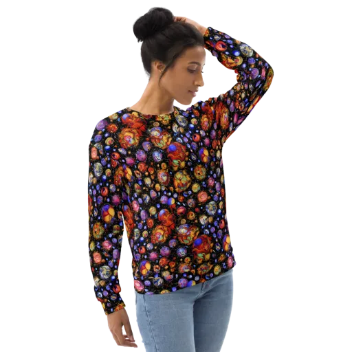 Infinite Orbs on a Sweatshirt
