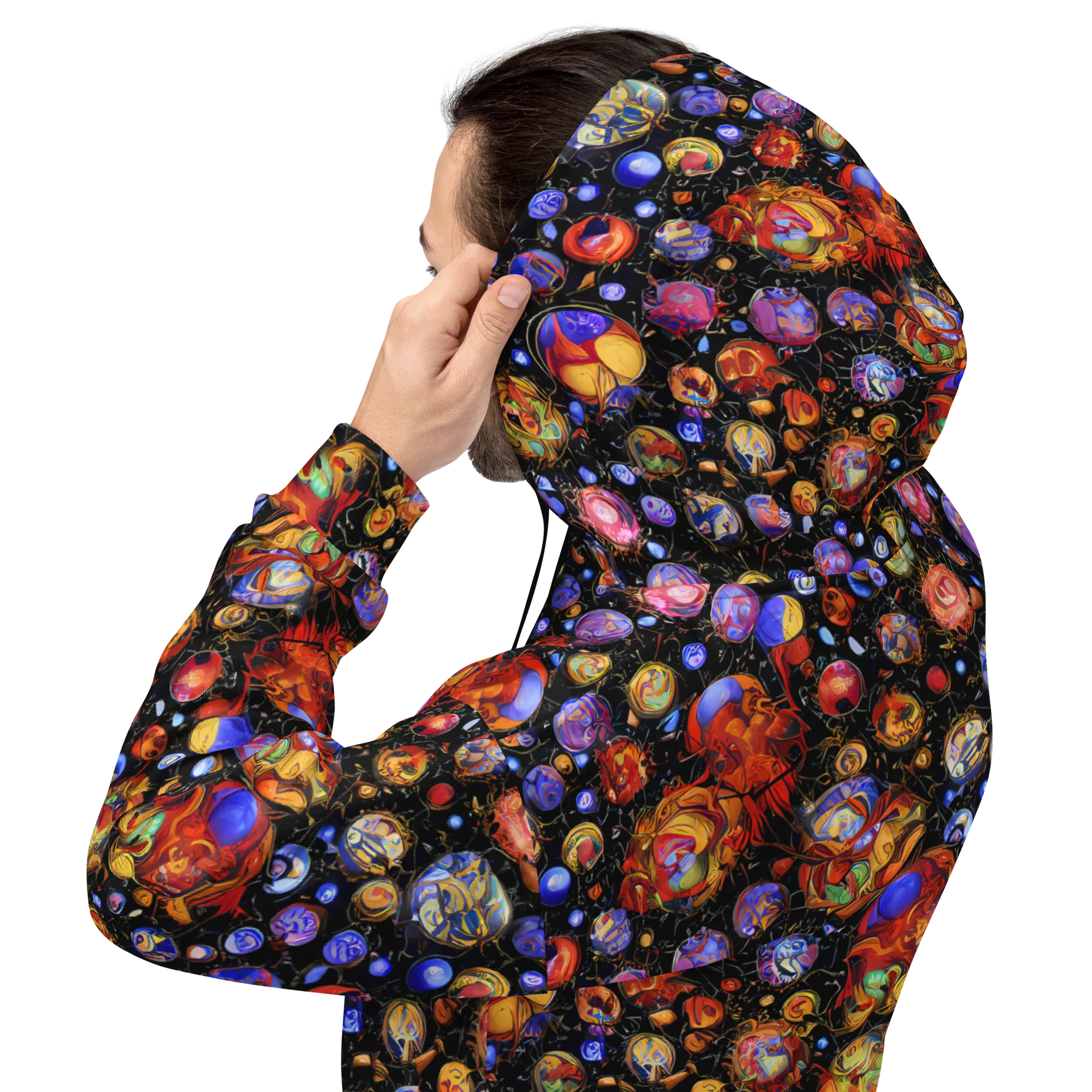Infinite Orbs on Hoodie — Back