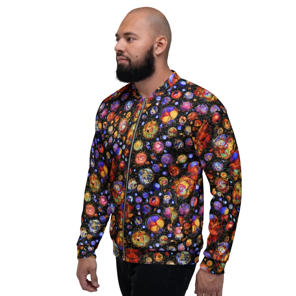 Infinite Orbs on Bomber Jacket — Left
