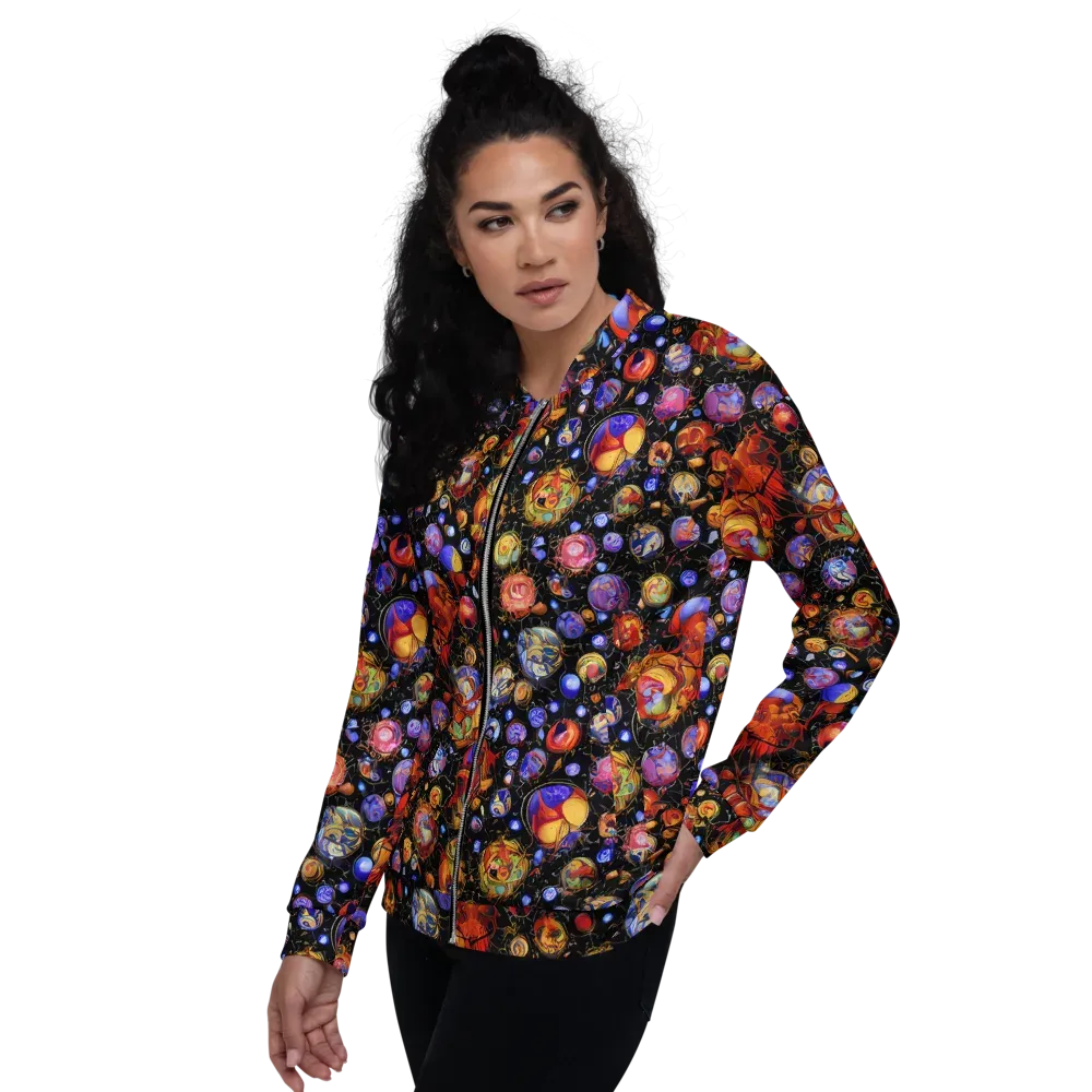 Infinite Orbs on Bomber Jacket — Left