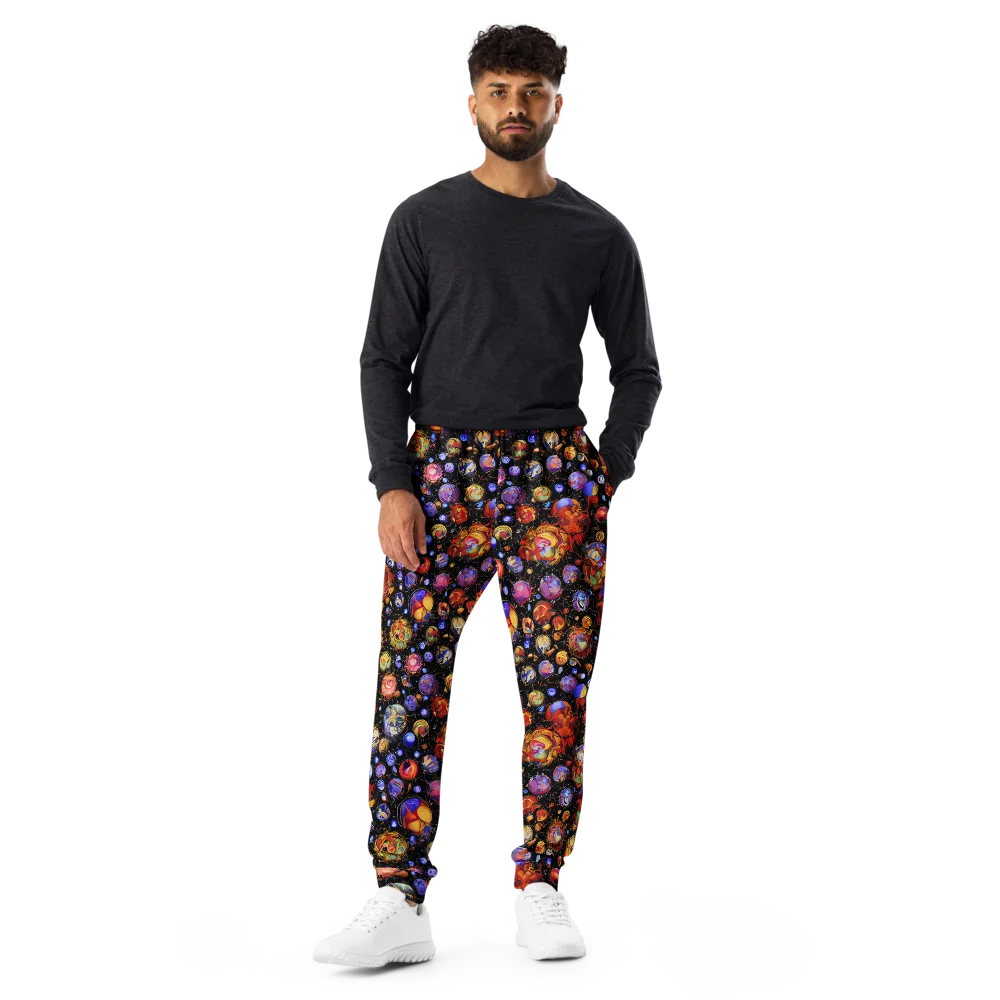 Infinite Orbs on Men's Joggers — Front