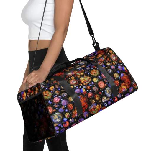 Infinite Orbs on a Duffle Bag