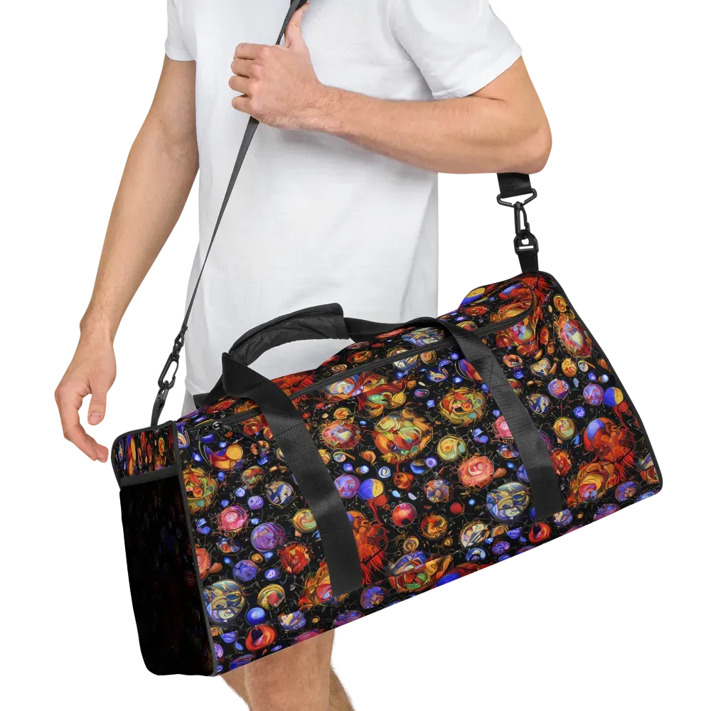 Infinite Orbs on Duffle Bag — Right Front