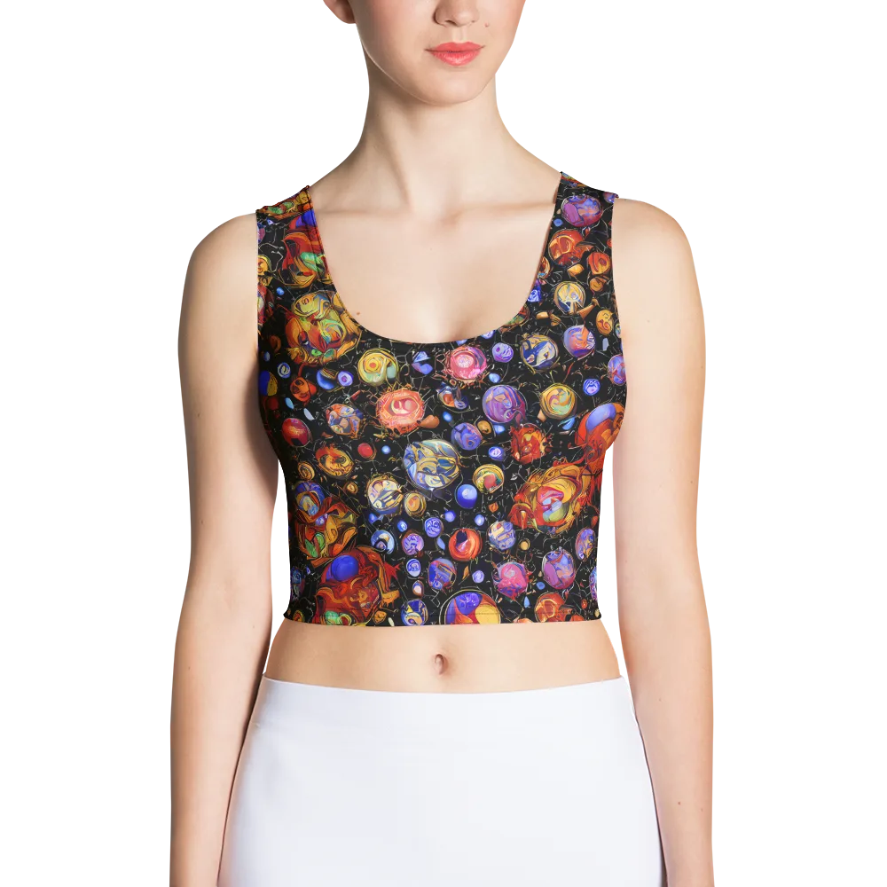 Infinite Orbs on Crop Top — Front