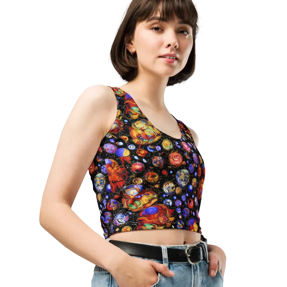 Infinite Orbs on Crop Top — Right Front