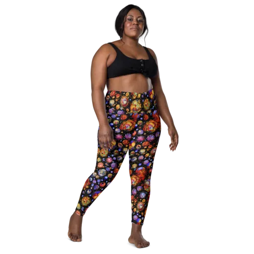 Infinite Orbs on a Leggings with Pockets